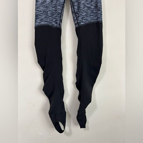 Lululemon Wunder Under Pant *Stirrup in Dramatic Static White Black / Black - Picture 9 of 16